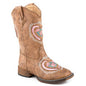 Roper Lydia Heartful Brown Boot