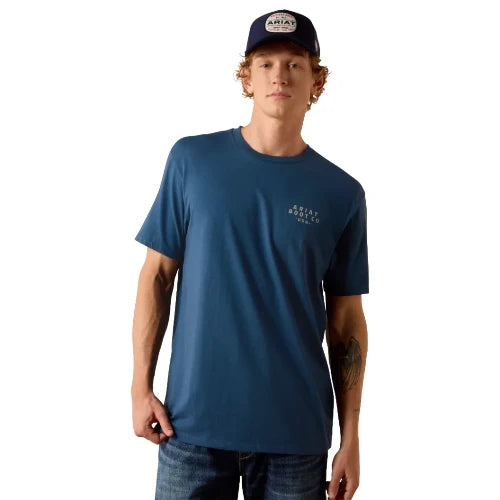 Ariat Men's Drop-Down Eagle Short Sleeve Tee - Key Largo