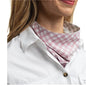 Just Country Carlee Double Sided Scarf - Berry & White Check/ Sage & White Check