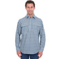 Men's River 1/2 PLKT Long Sleeve Shirt - Teal