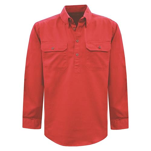 Thomas Cook Womens heavy Drill 2pkt L/S Shirt Hibiscus