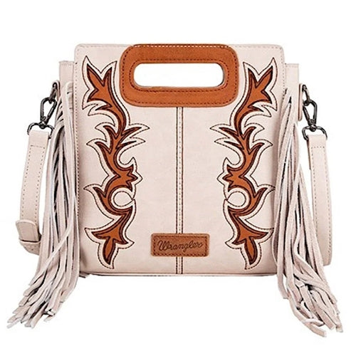 Wrangler Dallas Fringe Bag - Beige