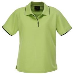 Ladies Elite Polo Pistachio/Navy