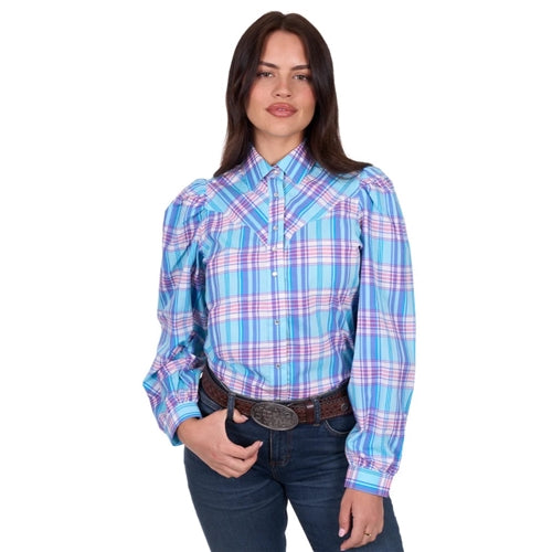 Wrangler Women's Emily Check L/S Shirt