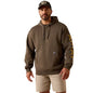 Ariat Men's Rebar Lightweight Duct Logo Hoodie Major Brown
