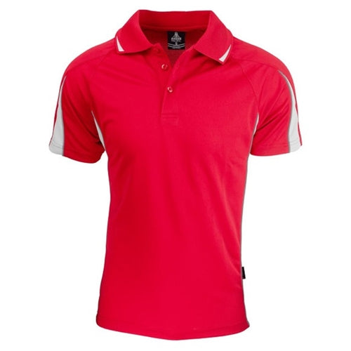Aussie Pacific Men's Eureka Polo Red/White
