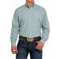 CINCH Men's L/S Green Print Western Shirt