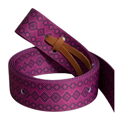 Mustang EzyRide Latigo Nylon Near side Rasberry