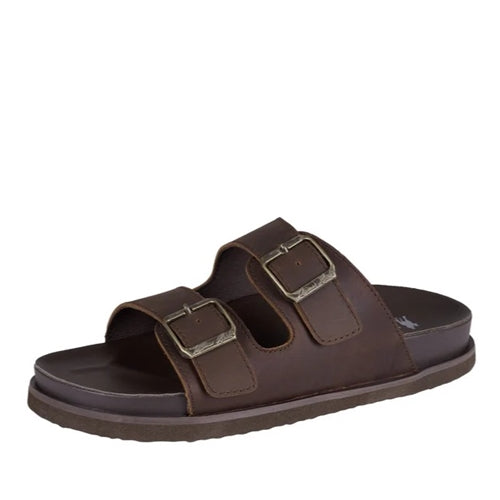 Women's Burleigh Buckle Sandal - Oiled Crazy Horse