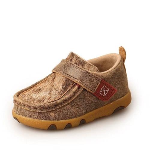 Twisted X Infants Cow Fur Cas Moc