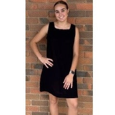 Cotton Summer Kiara Dress - Black