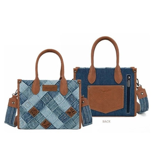 Wrangler Demin Patchwork Crossbody Bag