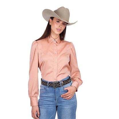 Wrangler Women's Scarlet L/S Shirt - Pink