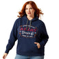 Ariat Women's Hoodie Emblem - Dress Blue