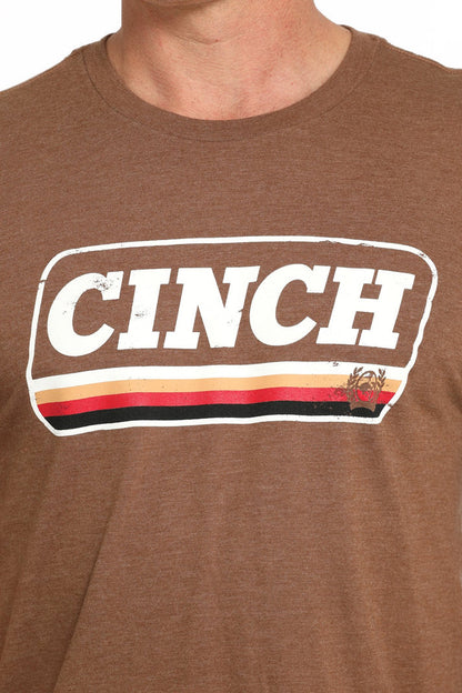 Cinch Mens Tee Shirt - Brown