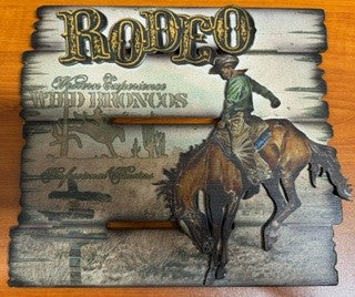 MDF Wall Mount Sign - Rodeo Sign