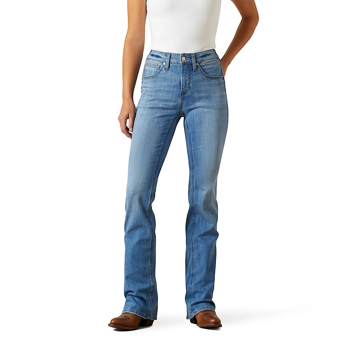 Ariat Women's High-Rise Boot Cut Camellia Glendale Jean