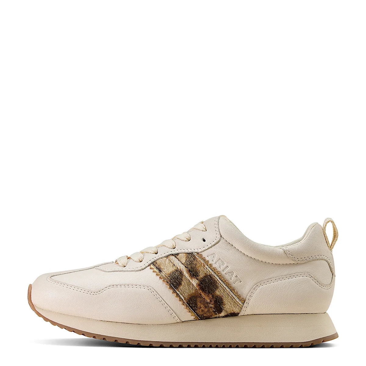 Ariat Women's Ranch Runner Bright Cream / Gilded Leopard Hair On