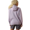 Ariat Women's Rebar Lightweight Logo 1/2 Zip Hoodie Purple Ash/ Thistle