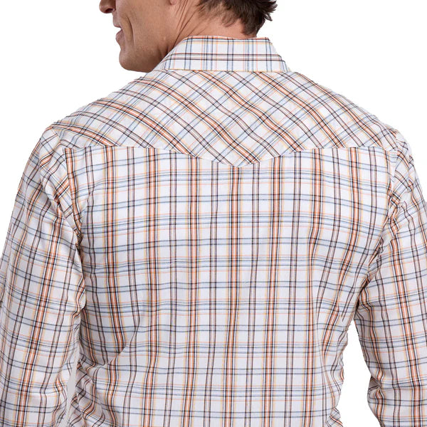 Roper Men's Karman Classic Collection LS Shirt - Plaid / White