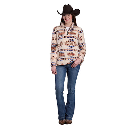 Roper Women's Fleece Pullover - Brown
