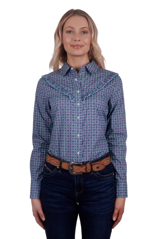 Wrangler Ladies Asher L/S Shirt
