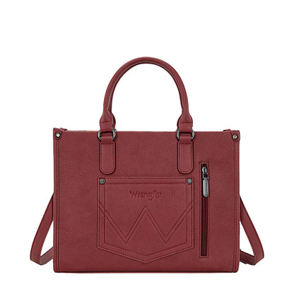 Wrangler Cilia Crossbody Tote Bag - Burgundy