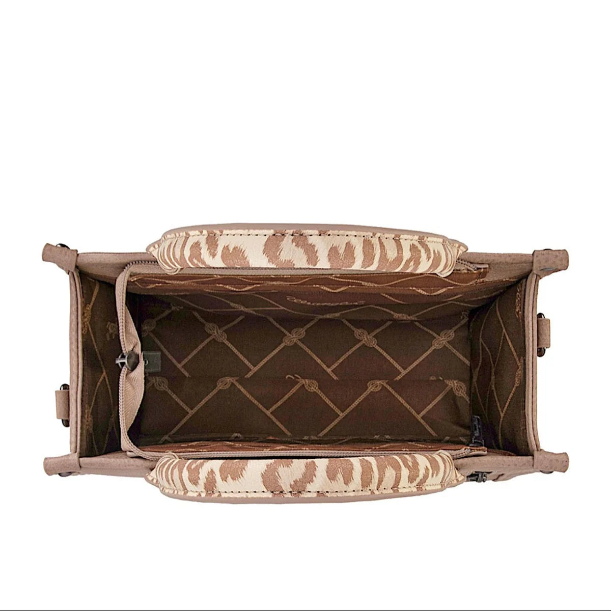 Wrangler Leopard Print Crossbody Bag - Taupe