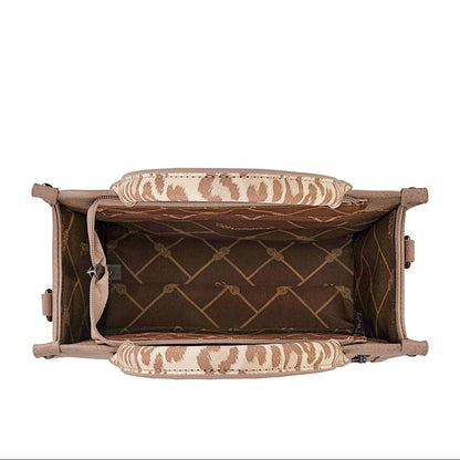 Wrangler Leopard Print Crossbody Bag - Taupe