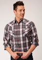 ROPER Mens West Made Collection Shirt Grey
