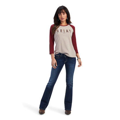 Ariat Real Arrow Classic Fit Shirt - Dark Oatmeal Heather