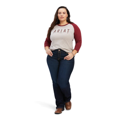 Ariat Real Arrow Classic Fit Shirt - Dark Oatmeal Heather