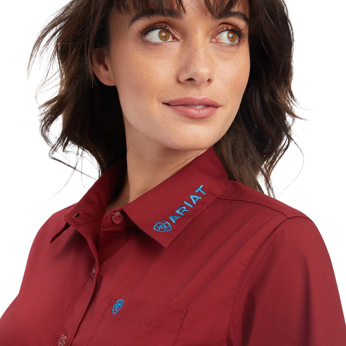 Ariat Team Kirby Stretch Shirt - Rouge Red