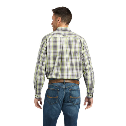 Ariat Mens Pro Series Team Mabry Classic Fit Shirt - Macaw Green