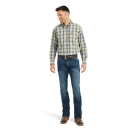 Ariat Mens Pro Series Team Mabry Classic Fit Shirt - Macaw Green