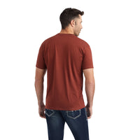 Ariat Rope Oval T-Shirt Rust Heather