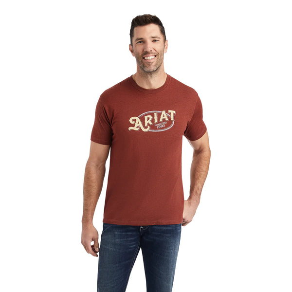 Ariat Rope Oval T-Shirt Rust Heather