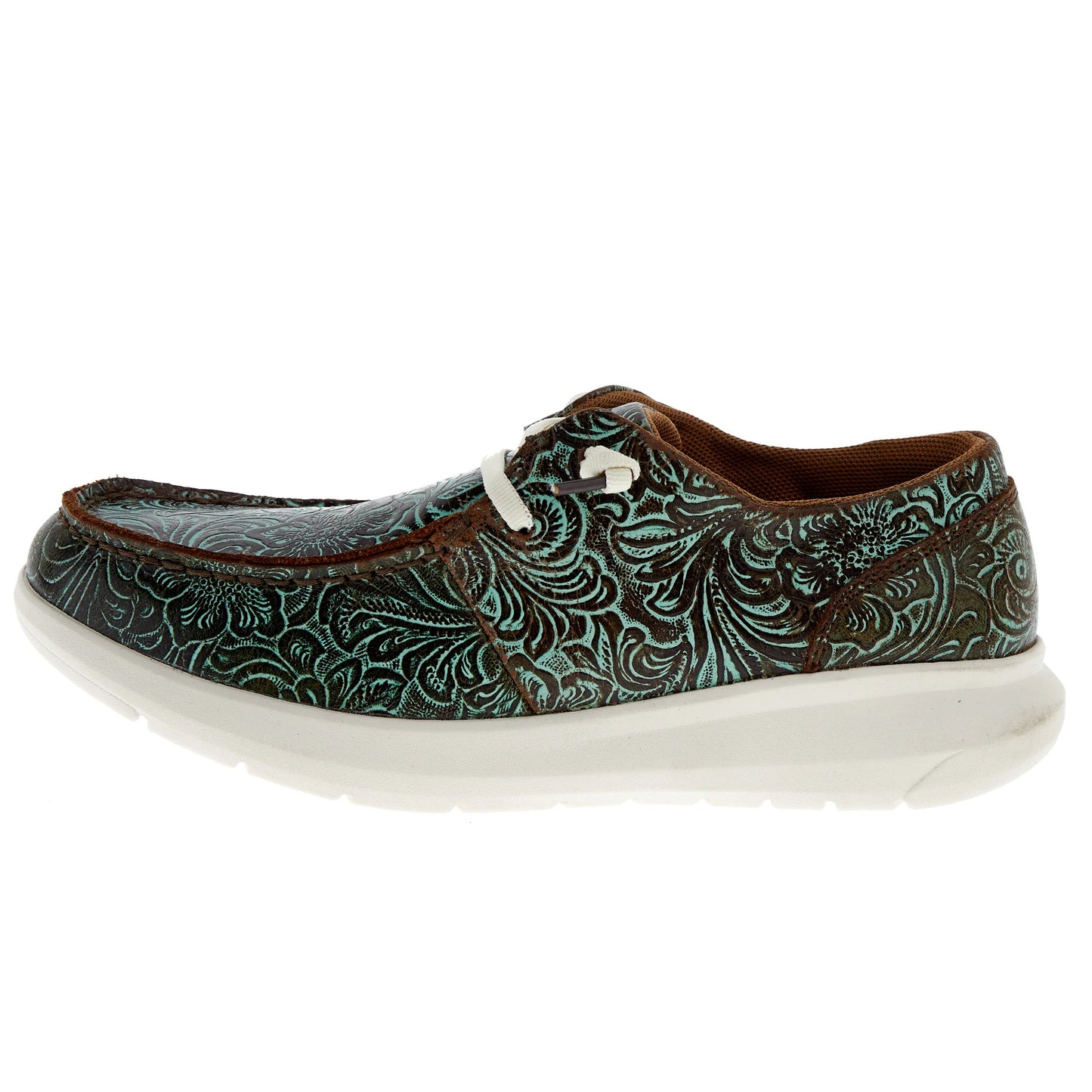 Ariat Womens Hilo Vintage Turq Floral Emboss
