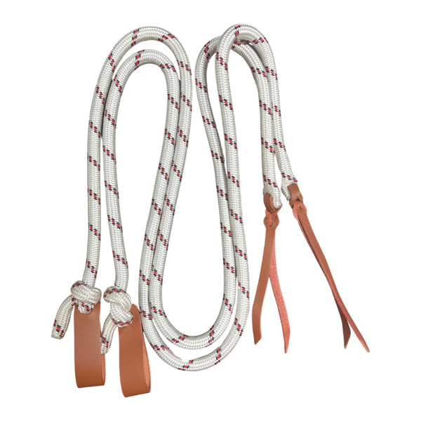 Navaho Double Split Reins White