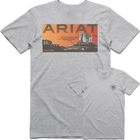 Ariat Boys UNTAMABLE S/S T-Shirt - Athletic Heather