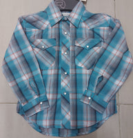 Roper Boys Amarilo Collection L/S Shirt Green