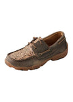 Twisted X Kids Casual Mocs Bomber/Nude Print