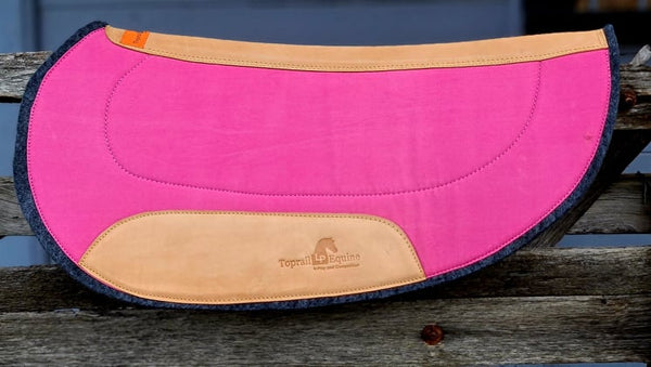 12mm Oval Challenge/Barrel Race Pad – Pink