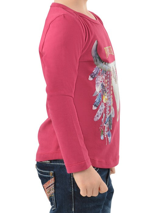 Pure Western Girls Lacey L/S Tee