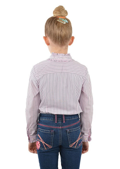 Thomas Cook Girls Collette Frill Stripe L/S Shirt