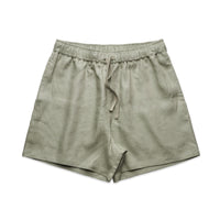 As Color Womens Linen Shorts Eucalyptus