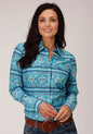 Roper Ladies L/S Shirt Blue