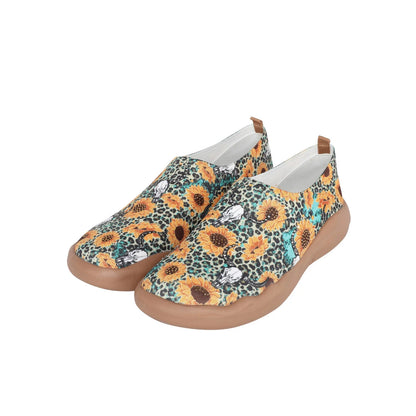 Montana West Leopard Print Slip On Sneaker