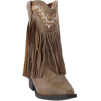 ROPER Kid's Fringes Brown Boot