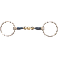 Blue Alloy Loose Ring Training Snaffle Bit